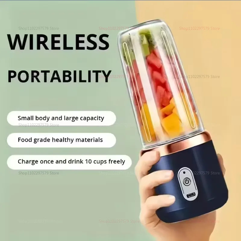 Portable Juicer Cup 400ML Fruit Blender