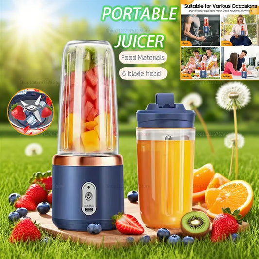 Portable Juicer Cup 400ML Fruit Blender