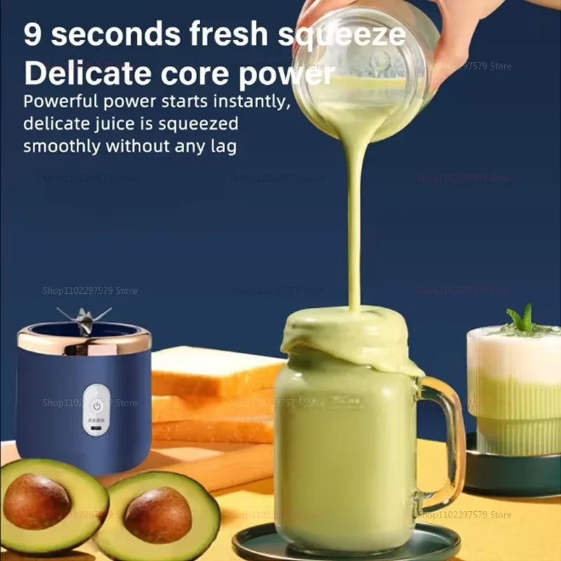 Portable Juicer Cup 400ML Fruit Blender